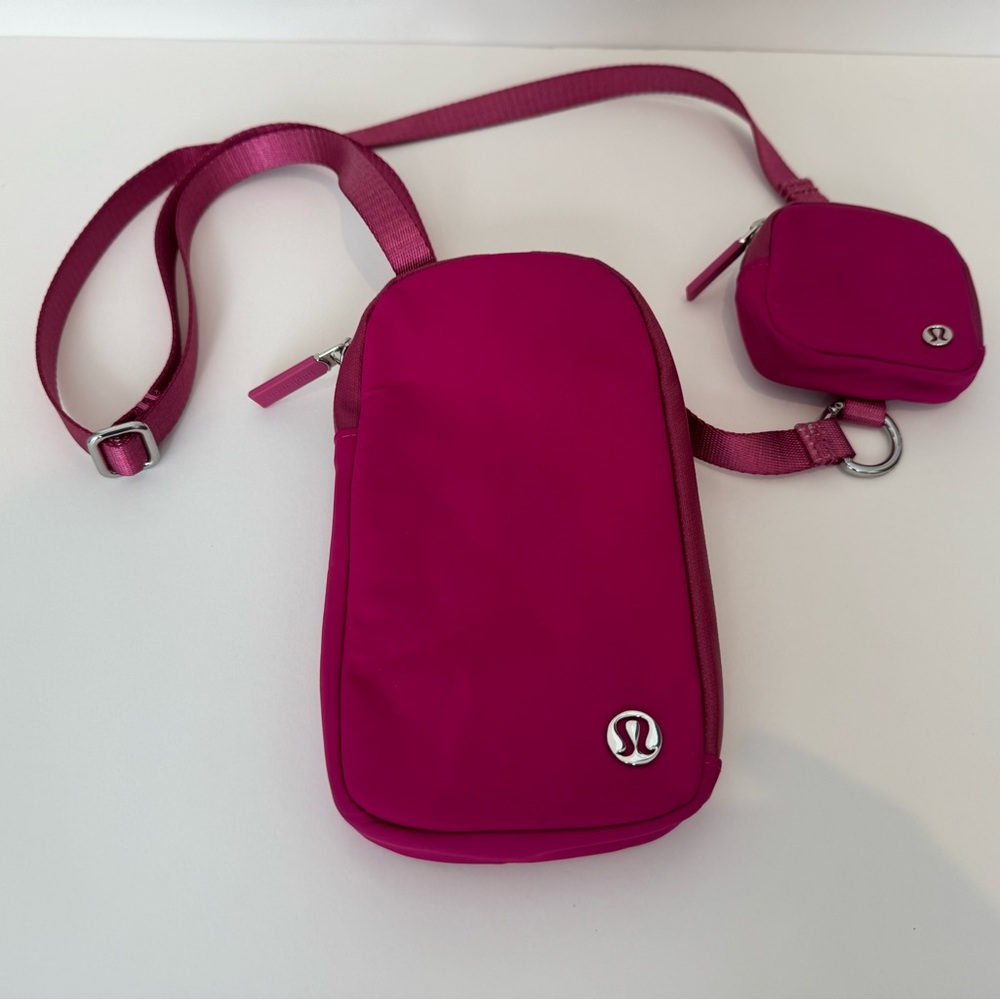 lululemon athletica Magenta Crossbody Phone Pouch with Coin Pocket